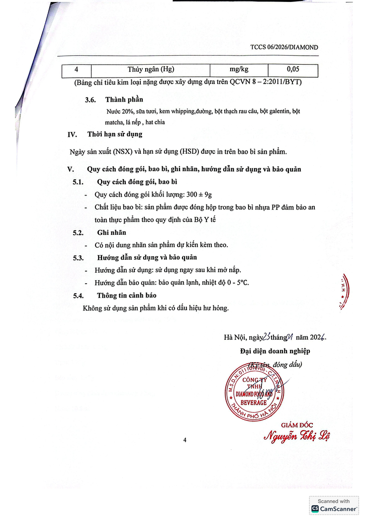 Bản tự công bố sản phẩm Chè Khúc bạch- Ảnh 14.