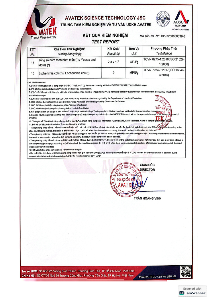 Bản tự công bố sản phẩm Chè Khúc bạch- Ảnh 5.