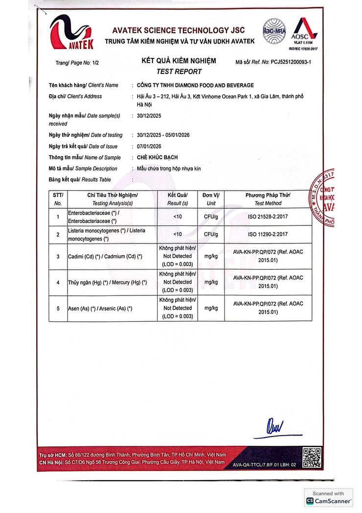 Bản tự công bố sản phẩm Chè Khúc bạch- Ảnh 8.