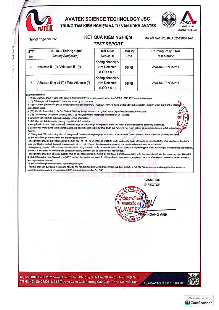 Bản tự công bố sản phẩm Chè hạt đác chanh leo- Ảnh 9.
