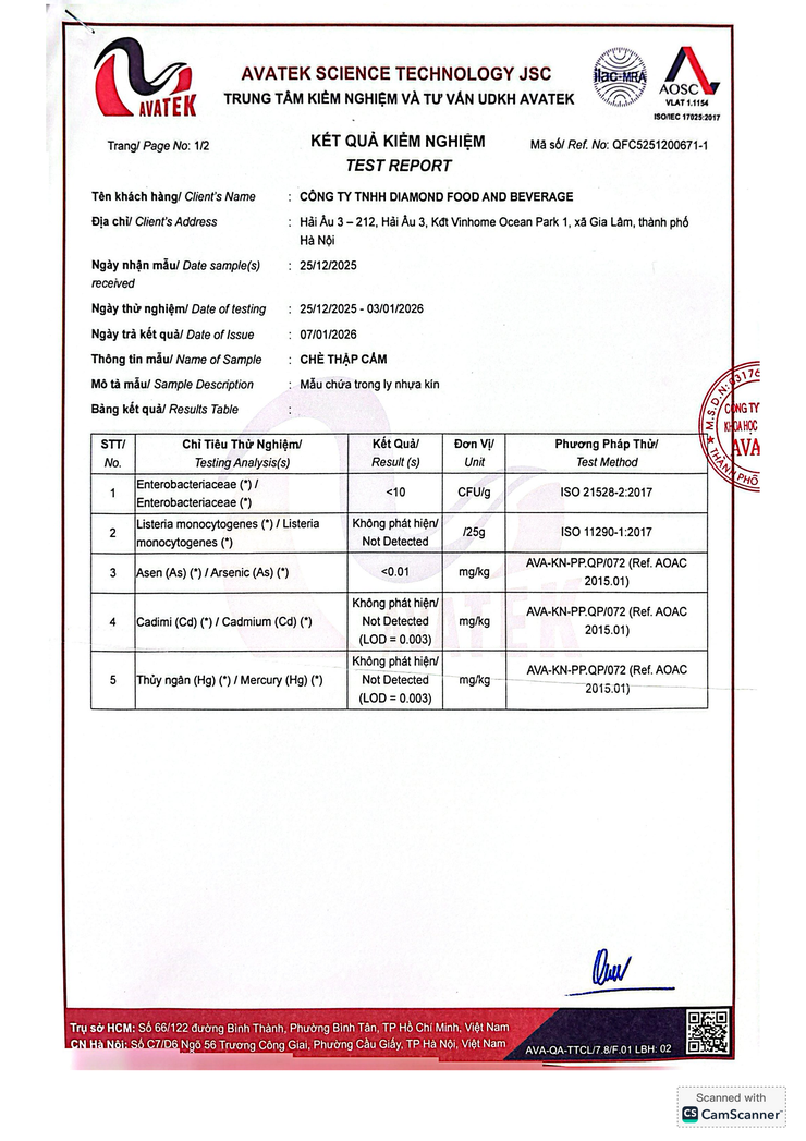 Bản tự công bố sản phẩm Chè thập cẩm- Ảnh 10.