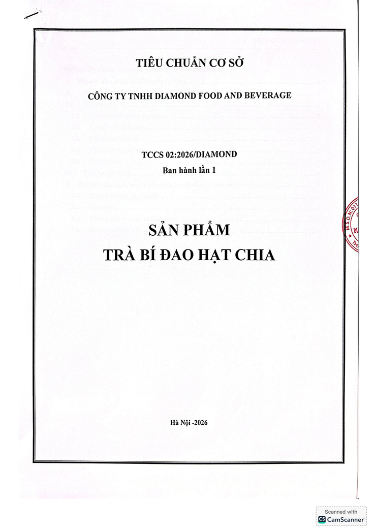 Bản tự công bố sản phẩm Trà Bí đao hạt chia- Ảnh 10.