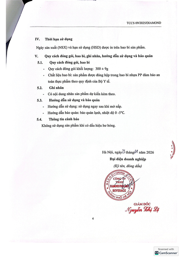 Bản tự công bố sản phẩm Chè tuyết yến- Ảnh 11.