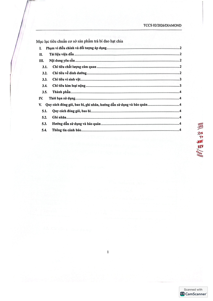 Bản tự công bố sản phẩm Trà Bí đao hạt chia- Ảnh 11.