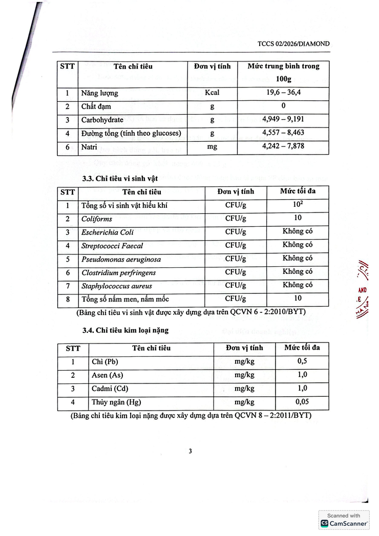 Bản tự công bố sản phẩm Trà Bí đao hạt chia- Ảnh 13.