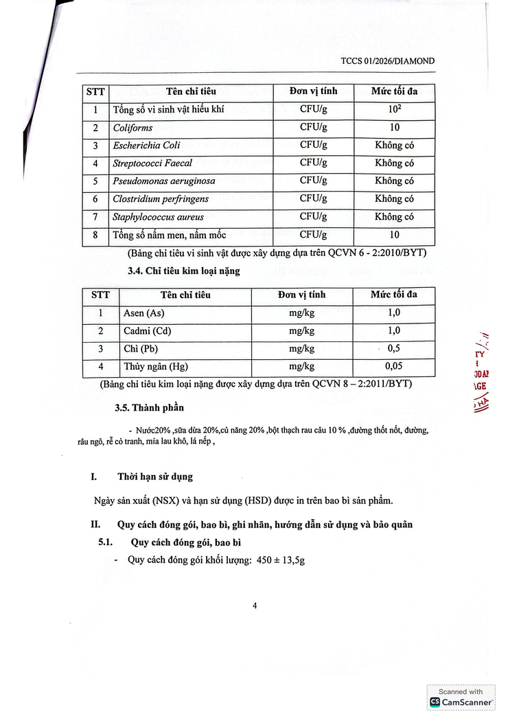 Bản tự công bố sản phẩm Nước mát thạch củ năng- Ảnh 14.