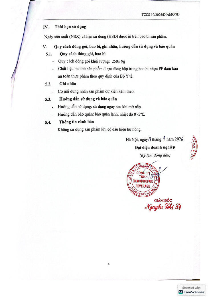 Bản tự công bố sản phẩm Sữa chua hạt đác- Ảnh 14.