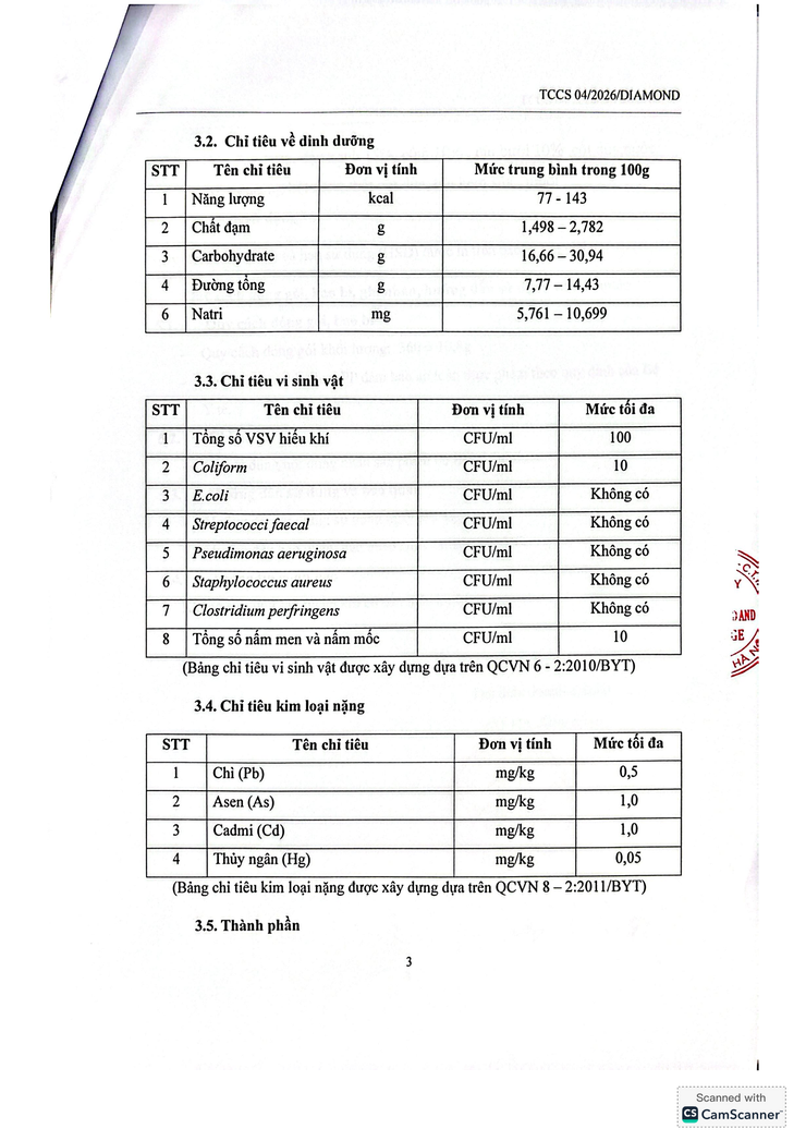 Bản tự công bố sản phẩm Chè thập cẩm- Ảnh 15.