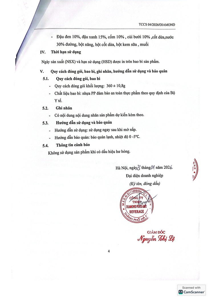 Bản tự công bố sản phẩm Chè thập cẩm- Ảnh 16.