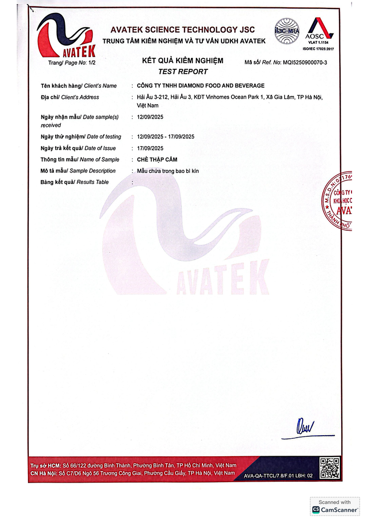 Bản tự công bố sản phẩm Chè thập cẩm- Ảnh 4.