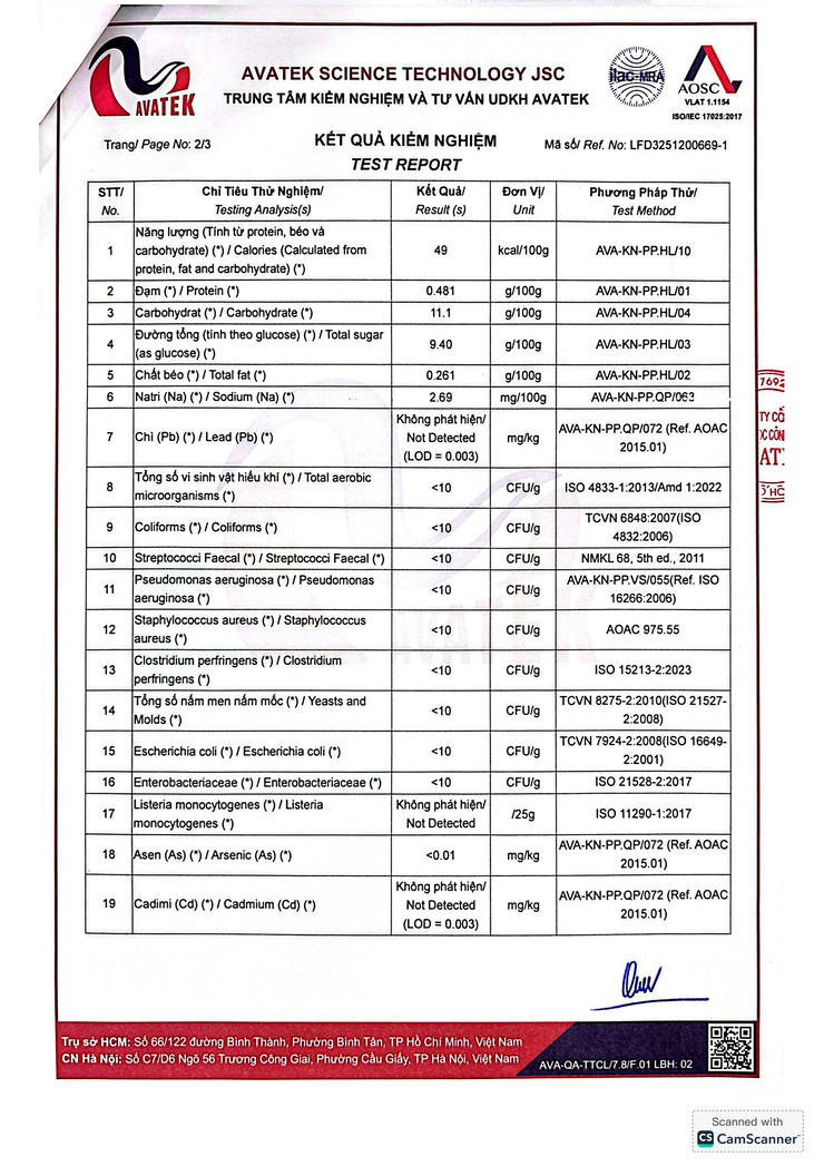 Bản tự công bố sản phẩm Chè tuyết yến- Ảnh 5.
