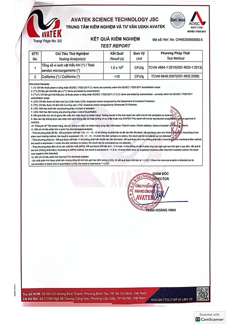 Bản tự công bố sản phẩm Sữa chua hạt đác- Ảnh 5.