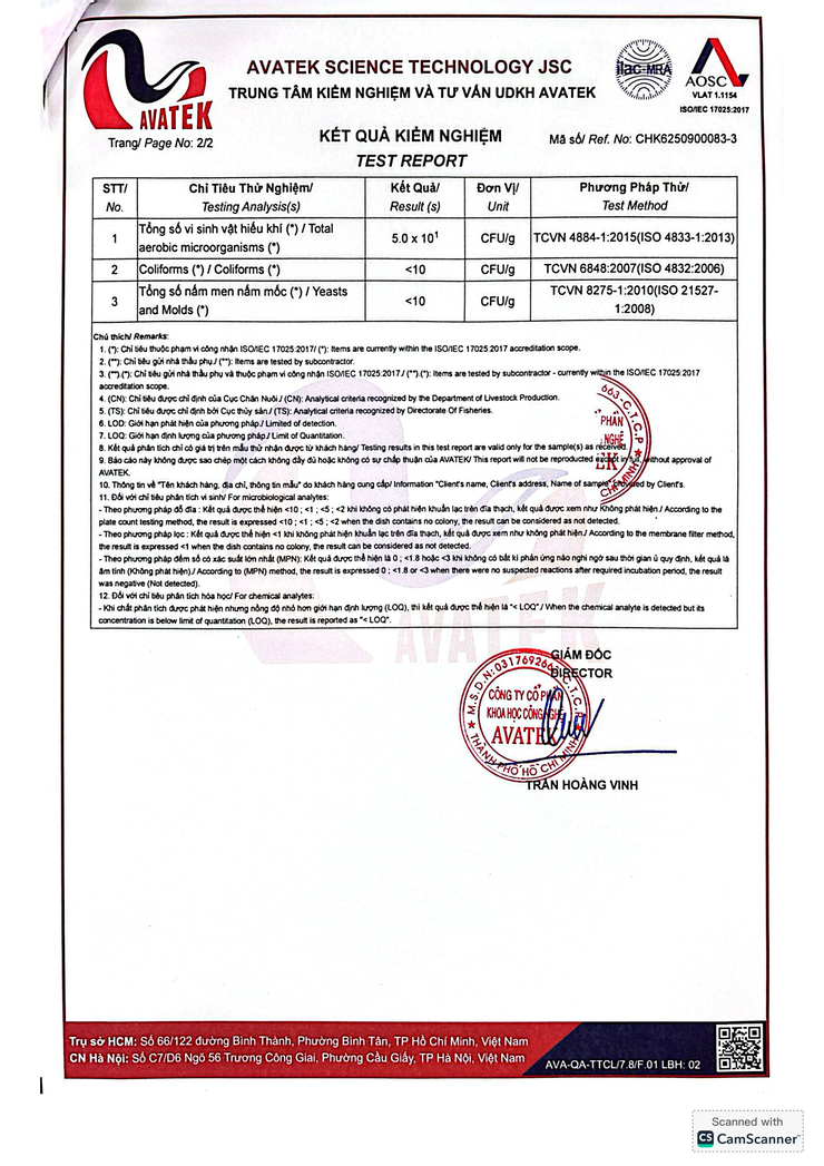 Bản tự công bố sản phẩm Trà Bí đao hạt chia- Ảnh 5.