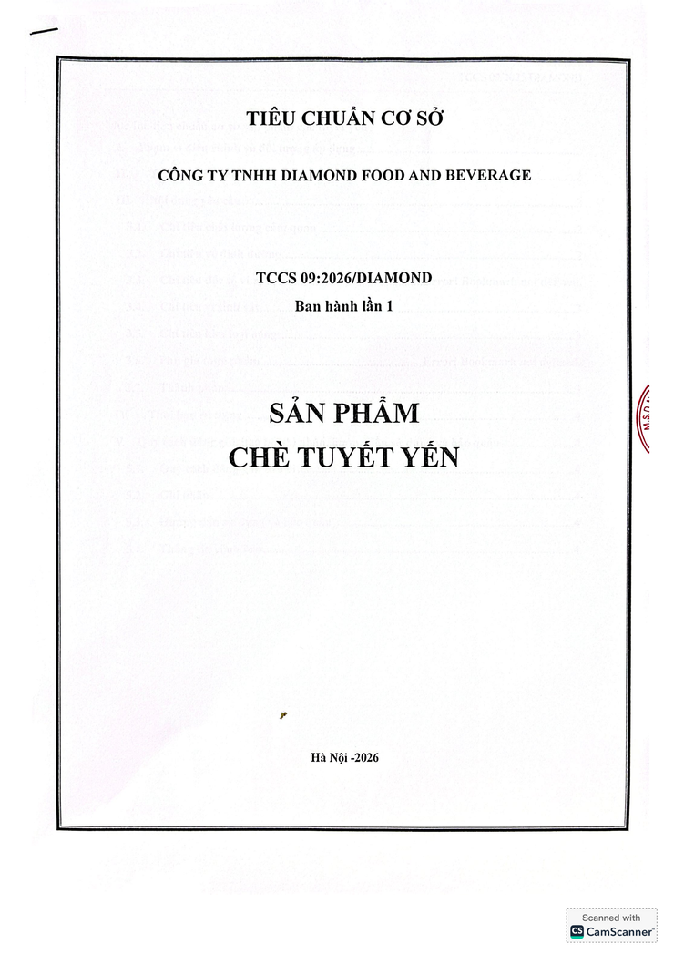 Bản tự công bố sản phẩm Chè tuyết yến- Ảnh 7.