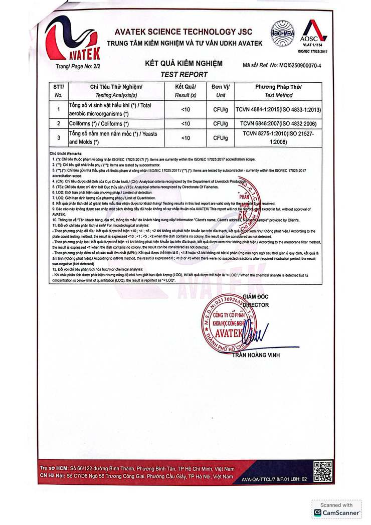 Bản tự công bố sản phẩm Nước mát thạch củ năng- Ảnh 7.