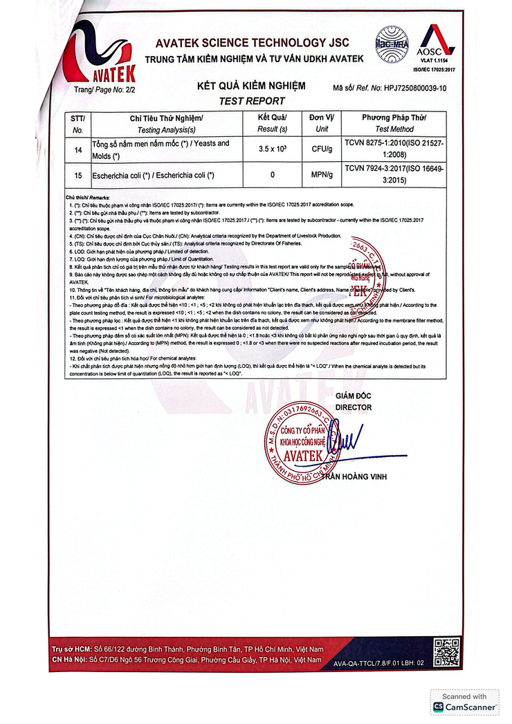 Bản tự công bố sản phẩm Sữa chua hạt đác- Ảnh 7.