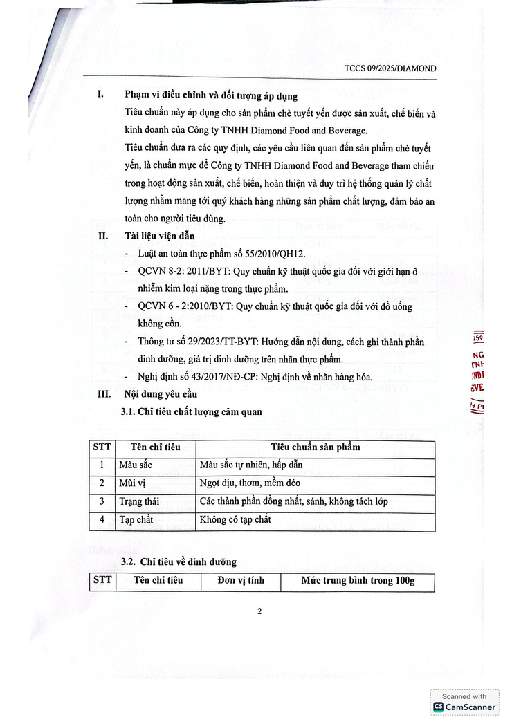 Bản tự công bố sản phẩm Chè tuyết yến- Ảnh 9.