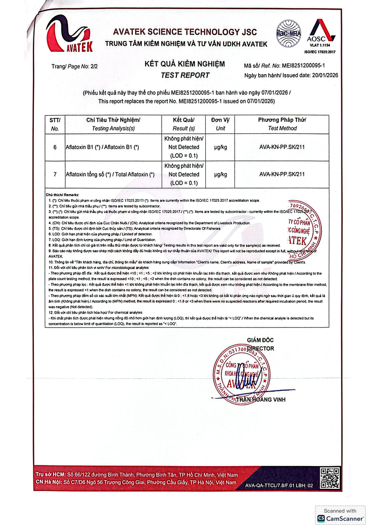 Bản tự công bố sản phẩm Trà Bí đao hạt chia- Ảnh 9.