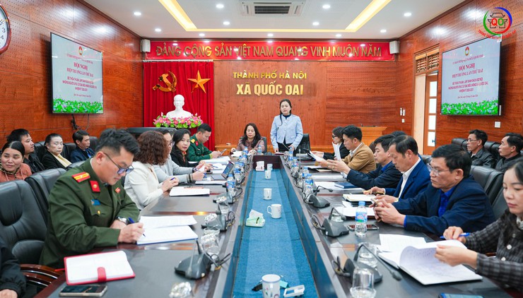 Xã Quốc Oai tổ chức Hội nghị hiệp thương lần thứ hai thống nhất danh sách sơ bộ người ứng cử đại biểu HĐND xã nhiệm kỳ 2026–2031- Ảnh 1.