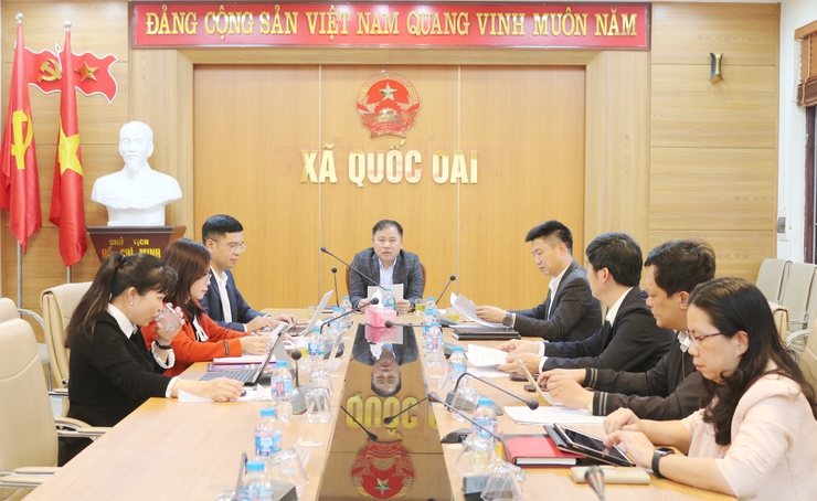 UBND xã Quốc Oai họp tập thể đánh giá nhiệm vụ tháng 01, triển khai nhiệm vụ trọng tâm tháng 02/2026- Ảnh 1.
