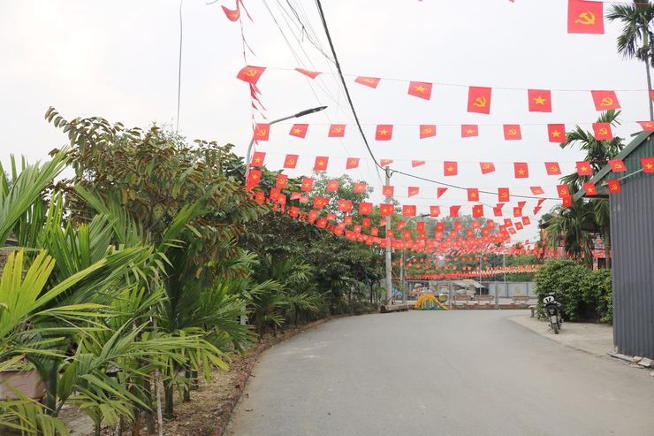 Quốc Oai rực rỡ cờ hoa chào mừng 96 năm Ngày thành lập Đảng Cộng sản Việt Nam, đón Xuân Bính Ngọ và hướng tới ngày hội bầu cử đại biểu Quốc hội và HĐND các cấp- Ảnh 13.