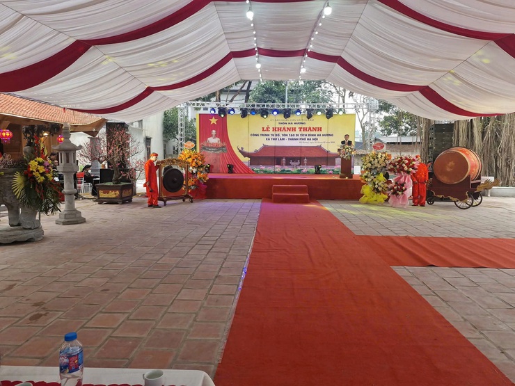 Lễ khánh thành công trình tu bổ, tôn tạo di tích đình Hà Hương xã Thư Lâm Thành phố Hà Nội.- Ảnh 4.