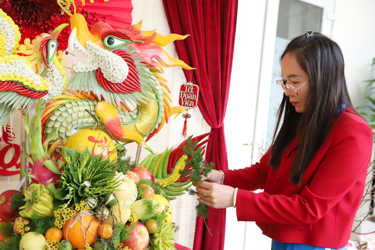 Công đoàn xã Thượng Phúc tổ chức Chương trình “Tết sum vây – Xuân ơn Đảng” và Hội thi “Bày mâm ngũ quả” xuân Bính Ngọ 2026- Ảnh 5.