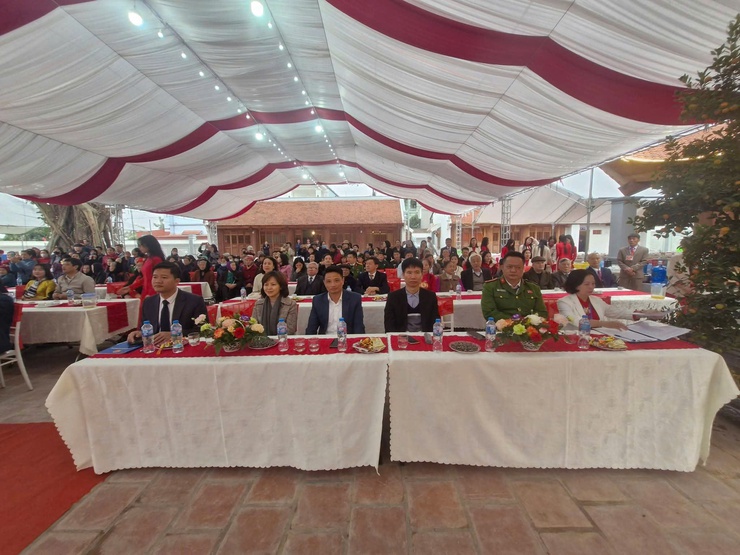 Lễ khánh thành công trình tu bổ, tôn tạo di tích đình Hà Hương xã Thư Lâm Thành phố Hà Nội.- Ảnh 1.