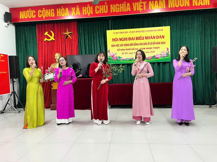 Các Tổ dân phố phường Bồ Đề đồng loạt tổ chức Hội nghị đại biểu Nhân dân năm 2026- Ảnh 7.