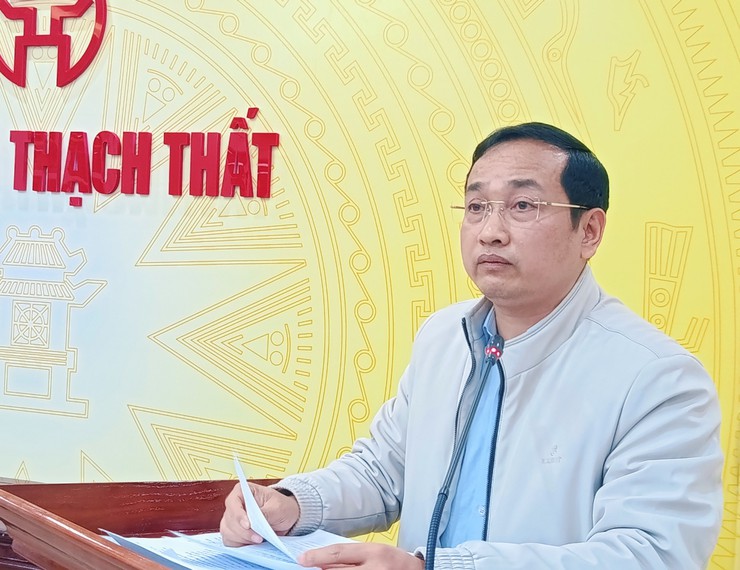 XÃ THẠCH THẤT TRIỂN KHAI LẬP, NIÊM YẾT, THEO DÕI VÀ CẬP NHẬP DANH SÁCH CỬ TRI, BẢO ĐẢM "KHÔNG BỎ SÓT, KHÔNG TRÙNG, KHÔNG NHẦM LẪN"- Ảnh 3.