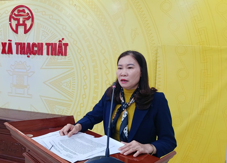 XÃ THẠCH THẤT TRIỂN KHAI LẬP, NIÊM YẾT, THEO DÕI VÀ CẬP NHẬP DANH SÁCH CỬ TRI, BẢO ĐẢM "KHÔNG BỎ SÓT, KHÔNG TRÙNG, KHÔNG NHẦM LẪN"- Ảnh 2.