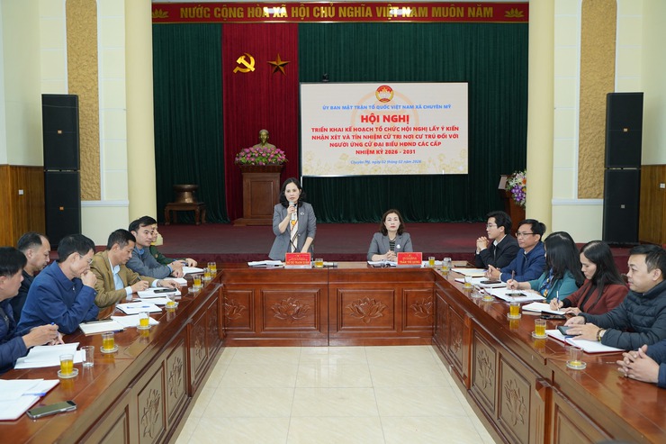 Tổ chức hội nghị hiệp thương lần thứ Hai lập danh sách sơ bộ người ứng cử đại biểu HĐND xã, nhiệm kỳ 2026 - 2031- Ảnh 5.