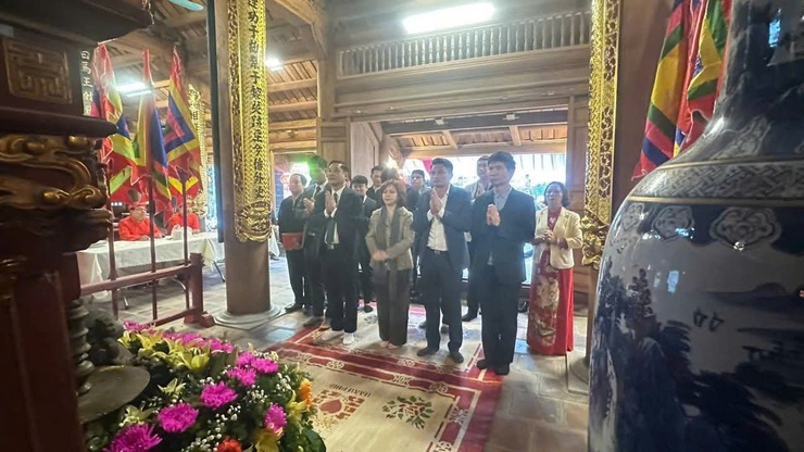 Lễ khánh thành công trình tu bổ, tôn tạo di tích đình Hà Hương xã Thư Lâm Thành phố Hà Nội.- Ảnh 3.