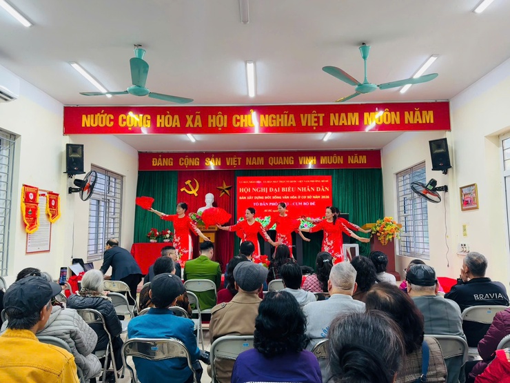 Các Tổ dân phố phường Bồ Đề đồng loạt tổ chức Hội nghị đại biểu Nhân dân năm 2026- Ảnh 6.