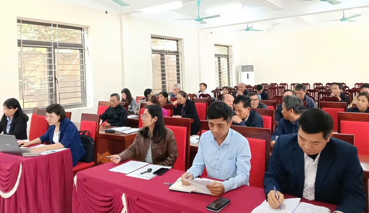 ỦY BAN MTTQ VIỆT NAM XÃ ỨNG HÒA TỔ CHỨC HỘI NGHỊ HƯỚNG DẪN LẤY Ý KIẾN CỬ TRI NƠI CƯ TRÚ.- Ảnh 1.