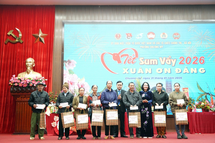 Phường Chương Mỹ tổ chức chương trình “Tết sum vầy – Xuân ơn Đảng”- Ảnh 12.