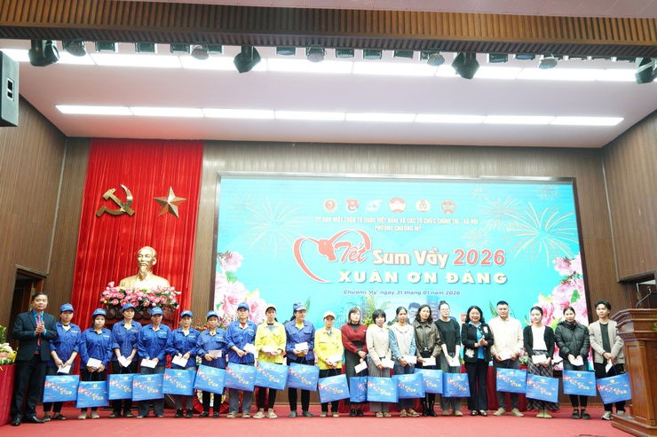 Phường Chương Mỹ tổ chức chương trình “Tết sum vầy – Xuân ơn Đảng”- Ảnh 13.