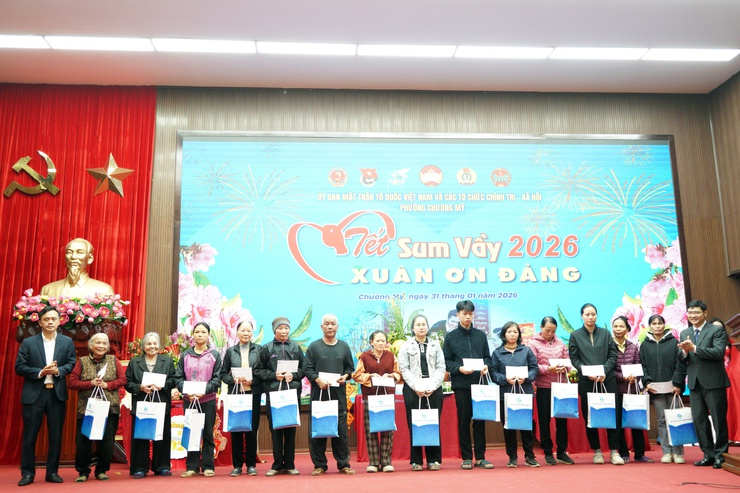 Phường Chương Mỹ tổ chức chương trình “Tết sum vầy – Xuân ơn Đảng”- Ảnh 17.