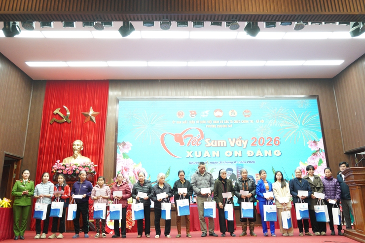 Phường Chương Mỹ tổ chức chương trình “Tết sum vầy – Xuân ơn Đảng”- Ảnh 18.