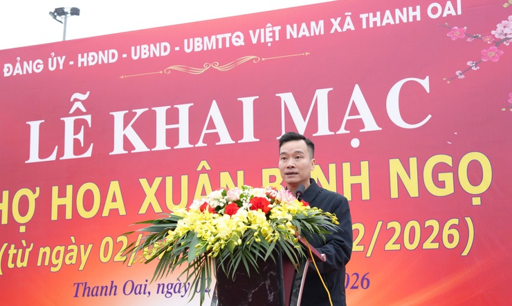 XÃ THANH OAI: TƯNG BỪNG KHAI MẠC CHỢ HOA XUÂN BÍNH NGỌ NĂM 2026- Ảnh 4.