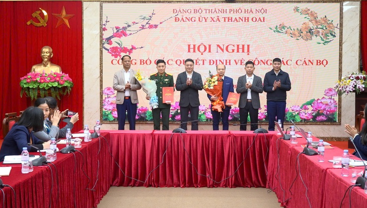 ĐẢNG ỦY XÃ THANH OAI CÔNG BỐ CÁC QUYẾT ĐỊNH VỀ CÔNG TÁC CÁN BỘ- Ảnh 4.