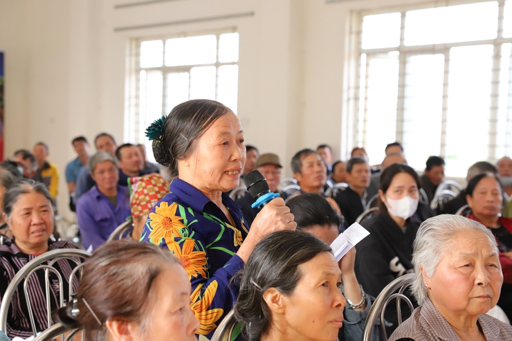 Thượng Phúc lấy ý kiến nhân dân về dự thảo phương án bồi thường, hỗ trợ triển khai Dự án đầu tư xây dựng Khu đô thị thể thao Olympic- Ảnh 2.