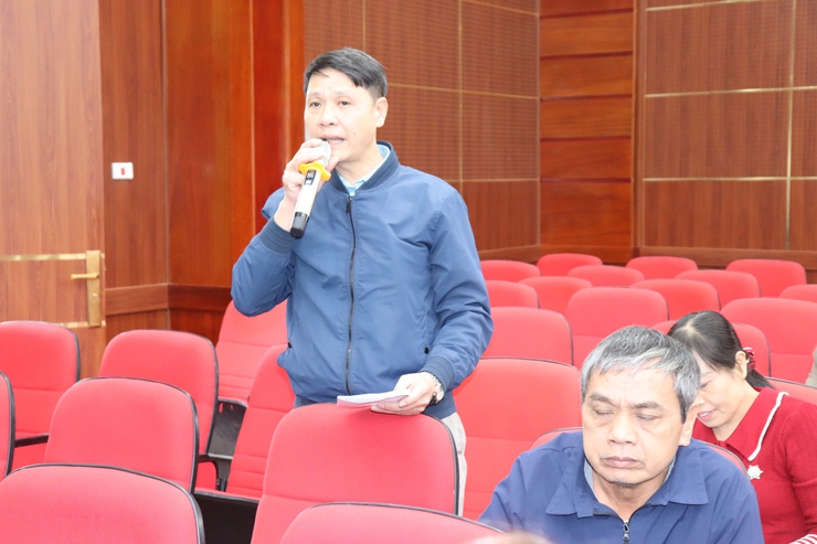 Hội nghị thông báo chủ trương, kế hoạch dự kiến tổ chức đấu giá quyền sử dụng đất khi Nhà nước cho thuê đất - Ảnh 4.