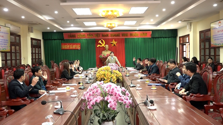 Xã Mỹ Đức tổ chức hiệp thương lần hai thỏa thuận lập danh sách sơ bộ những người ứng cử đại biểu HĐND xã Mỹ Đức, nhiệm kỳ 2026-2031- Ảnh 4.