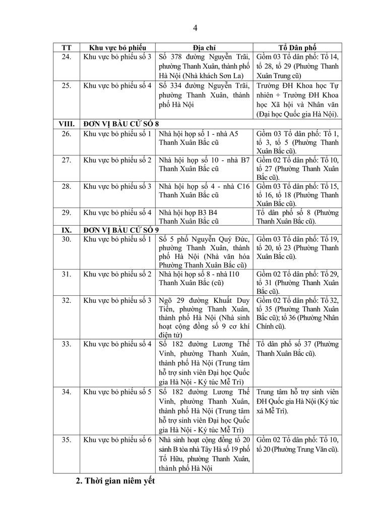 Thông báo về việc niêm yết danh sách cử tri- Ảnh 4.