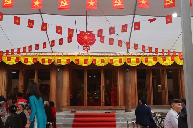 Lễ cắt băng khánh thành Di tích lịch sử văn hóa cấp Quốc gia Đình Phong Triều- Ảnh 2.