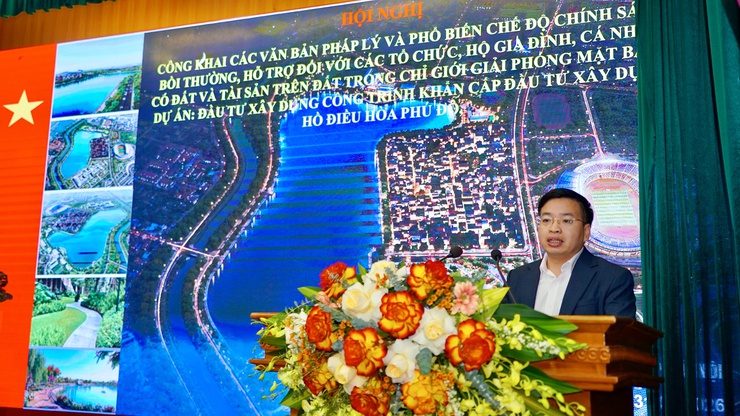 Phường Từ Liêm tổ chức họp công khai các văn bản pháp lý và phổ biến chính sách bồi thường, hỗ trợ dự án Hồ điều hòa Phú Đô- Ảnh 3.