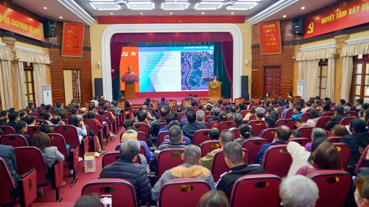 Phường Từ Liêm tổ chức họp công khai các văn bản pháp lý và phổ biến chính sách bồi thường, hỗ trợ dự án Hồ điều hòa Phú Đô- Ảnh 1.