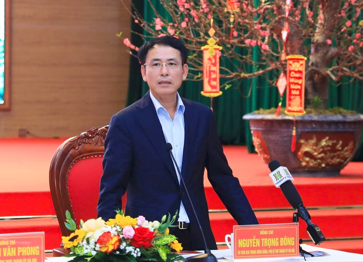 Hội nghị giao ban Thành ủy - HĐND – UBND - Ủy ban MTTQ Việt Nam thành phố Hà Nội với cơ sở tháng 01/2026- Ảnh 4.