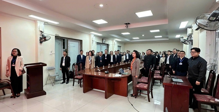 LỄ SINH HOẠT DƯỚI CỜ THÁNG 02 CƠ QUAN ĐẢNG ỦY VÀ CƠ QUAN HĐND-UBND PHƯỜNG BỒ ĐỀ- Ảnh 2.